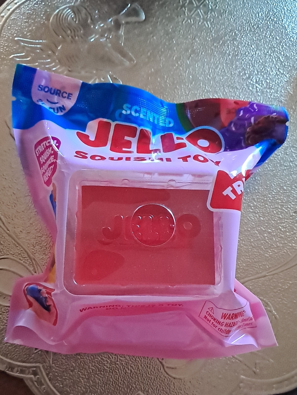 Scented Pink Squish Toy - Brand
